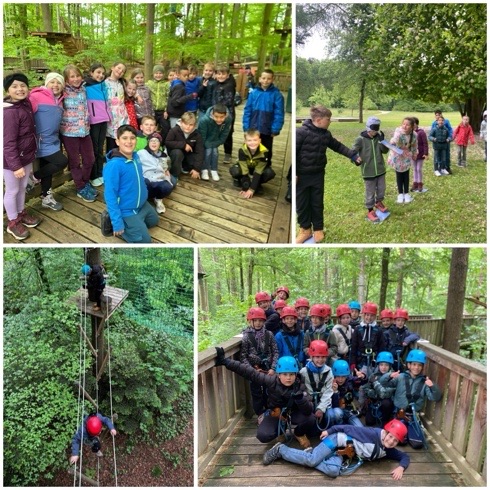 Ausflug zum Kletterpark